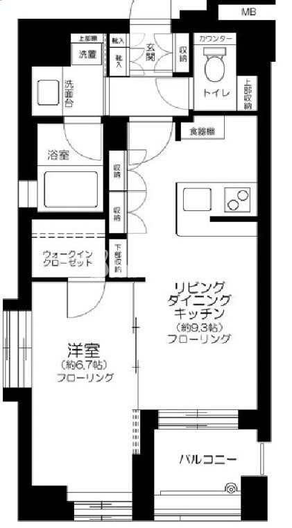 デュオ・スカーラ西麻布タワーイーストの物件間取画像
