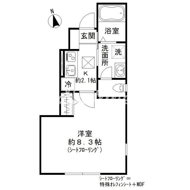 Ｋハイム中延の物件間取画像
