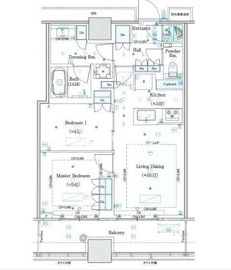 WORLD TOWER RESIDENCEの物件間取画像