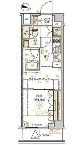 ドムス・スタイル武蔵小山の物件間取画像