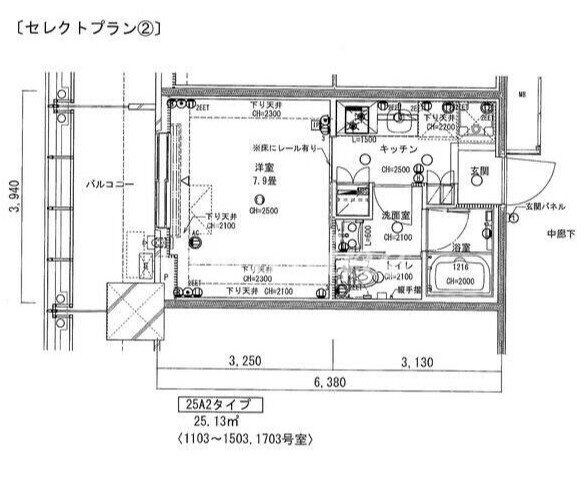 ブリリアタワー浜離宮（Brillia Tower浜離宮）の物件間取画像