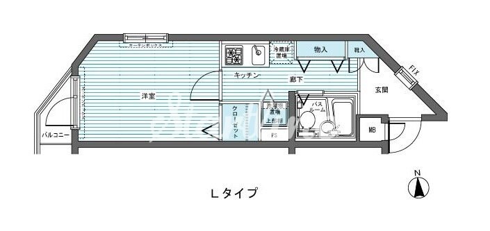 フェニックス麻布狸穴公園の物件間取画像