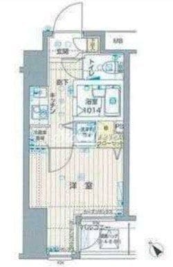 フォレシティ六本木の物件間取画像