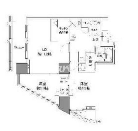 カスタリアタワー品川シーサイドの物件間取画像