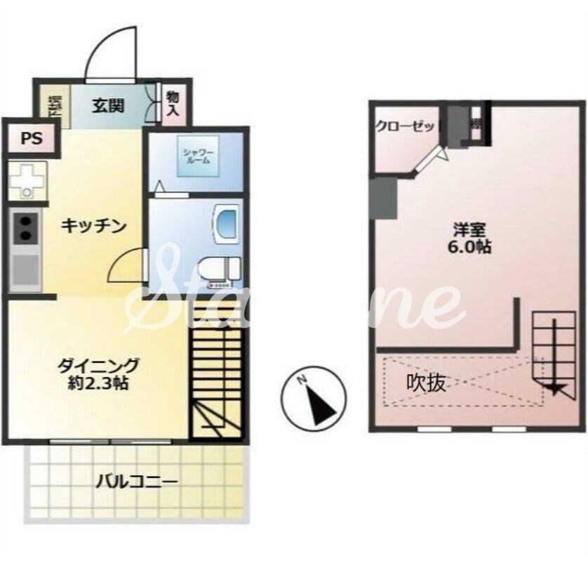 菱和パレス虎ノ門の物件間取画像