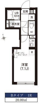 レピュア南大井レジデンスの物件間取画像