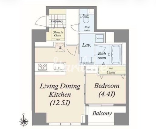 グランパセオ広尾（GRAN PASEO広尾）の物件間取画像