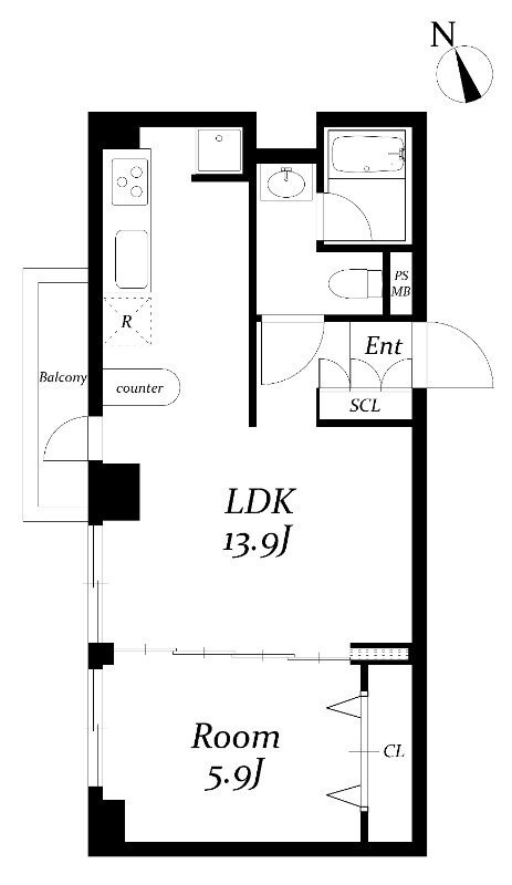 西麻布アネックスの物件間取画像