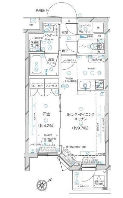 グランドコンシェルジュ千駄ヶ谷の物件間取画像