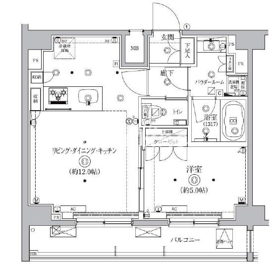 クオリタス南大井の物件間取画像