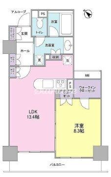 ラサンテ五反田（LaSante五反田）の物件間取画像