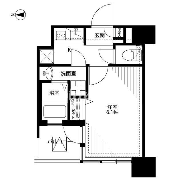 プレール天王洲アイル弐番館の物件間取画像