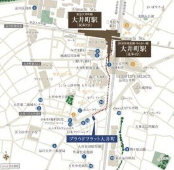 プラウドフラット大井町の物件内観写真