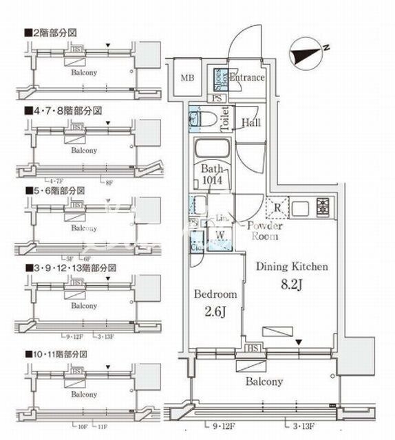 リビオメゾン御茶ノ水ＥＡＳＴの物件間取画像