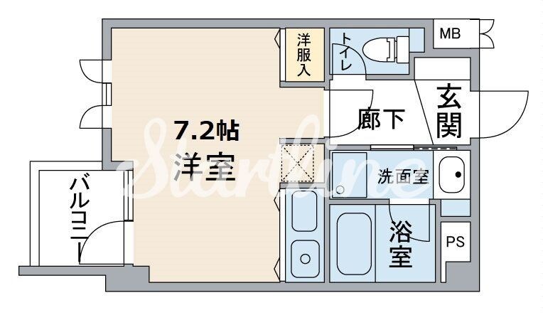 ドニオン五番町の物件間取画像