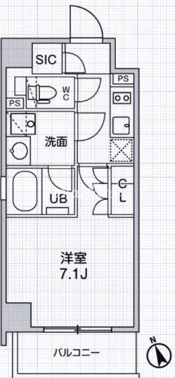 シーズンフラッツ本所吾妻橋の物件間取画像