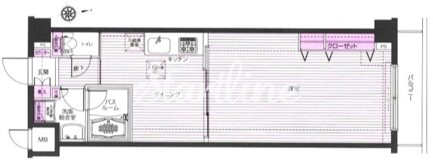 トーシンフェニックス江戸川橋の物件間取画像