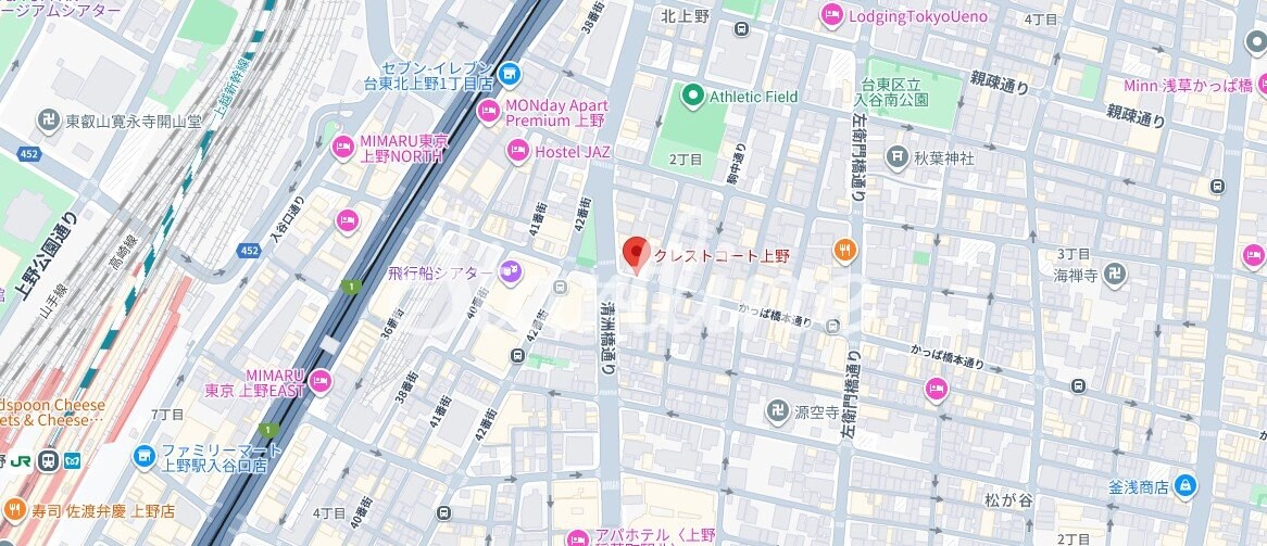 クレストコート上野の物件内観写真