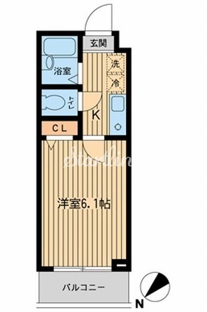 グランプレッソ河田町の物件間取画像