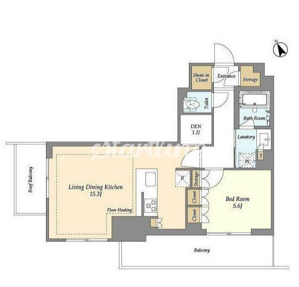 オアーゼ日暮里レジデンスの物件間取画像