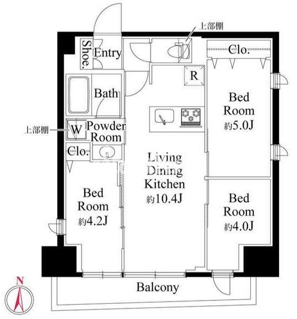 CLK南千住の物件間取画像