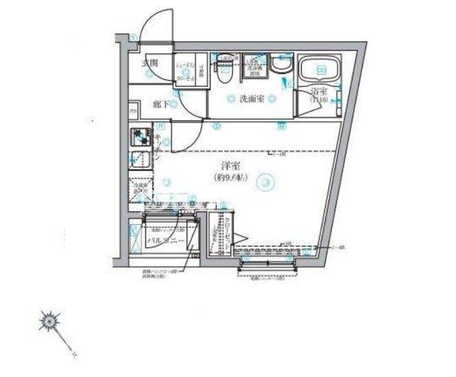 ベルシードステアーアルファ西日暮里の物件間取画像