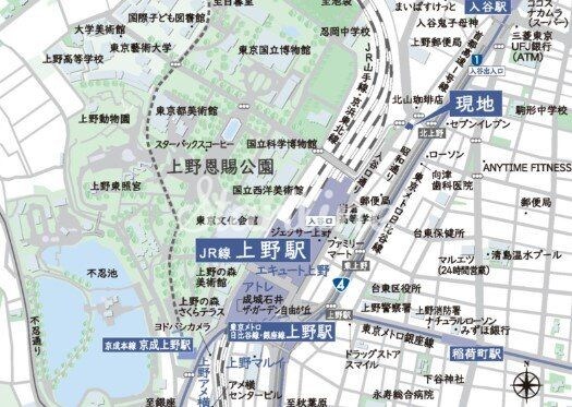 ルフォンプログレ上野公園の物件内観写真