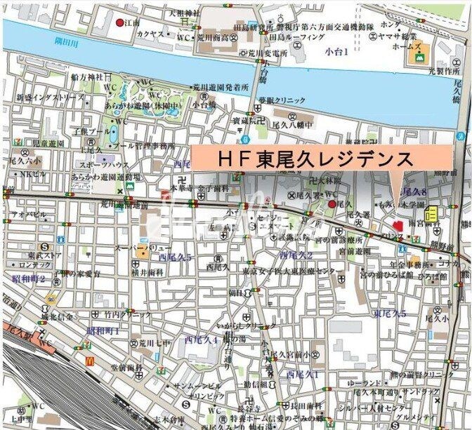 ＨＦ東尾久レジデンスの物件内観写真