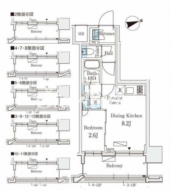 リビオメゾン御茶ノ水ＥＡＳＴの物件間取画像