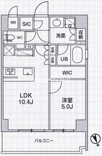 シーズンフラッツ本所吾妻橋の物件間取画像