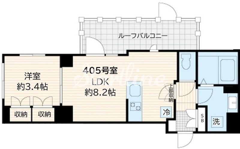 アルカンシエル新宿大京町の物件間取画像