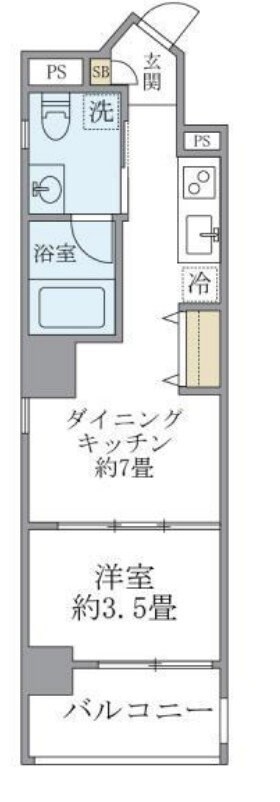 物件間取画像