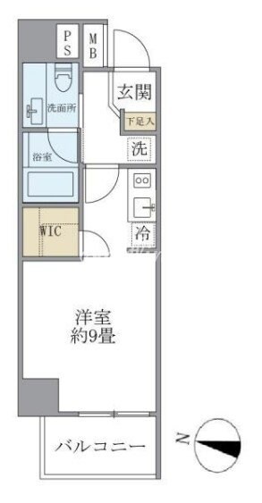 アルファサイト御茶ノ水の物件間取画像