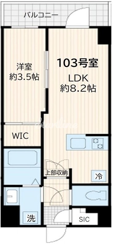 アルカンシエル新宿大京町の物件間取画像