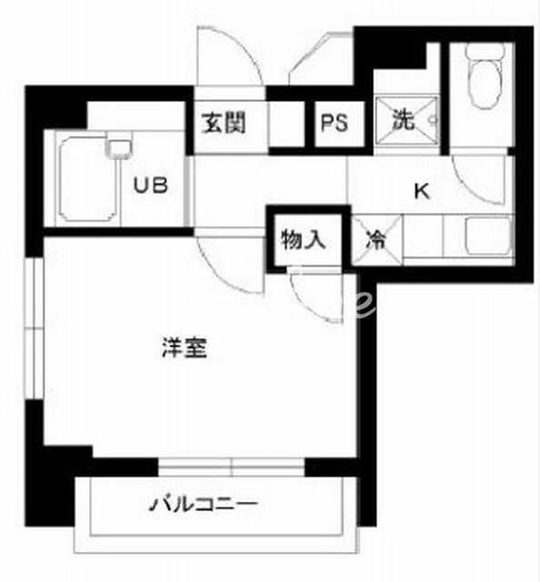 スカイコート神田壱番館の物件間取画像