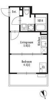 グランパセオ市谷仲之町（GRAN PASEO 市谷仲之町）の物件間取画像