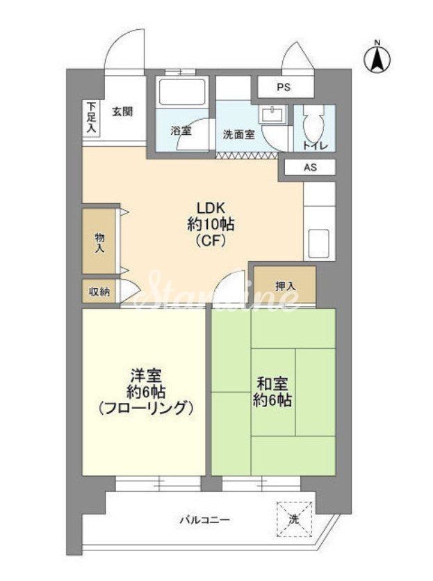 マンション大崎の物件間取画像