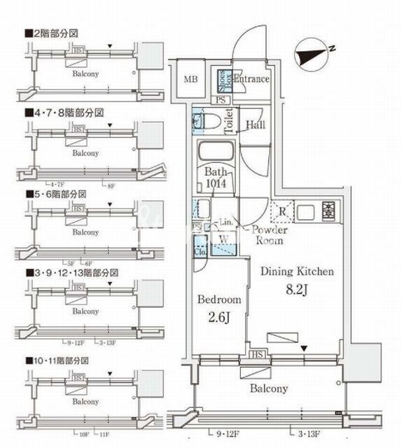 リビオメゾン御茶ノ水ＥＡＳＴの物件間取画像