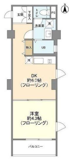 リバーレ九段南の物件間取画像