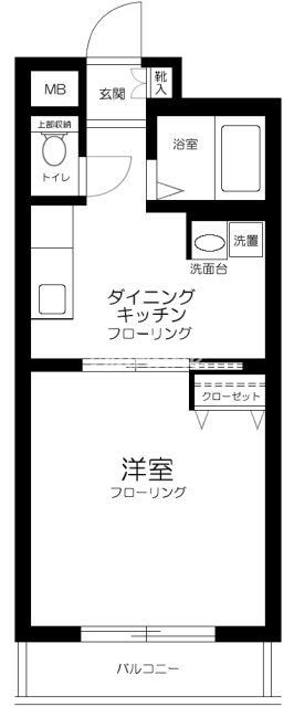 ガーデンプレイス市ヶ谷の物件間取画像