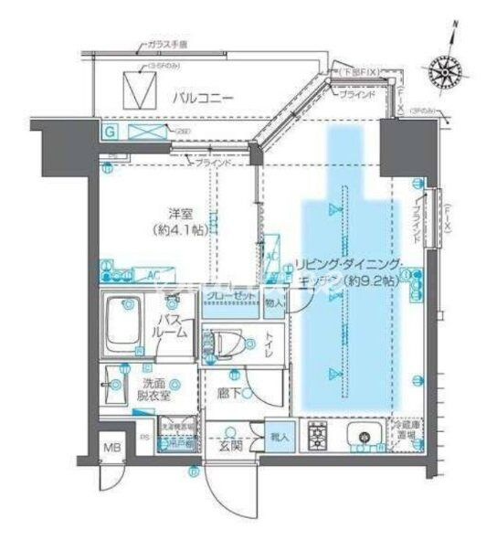 ZOOM神宮前（ズーム神宮前）の物件間取画像