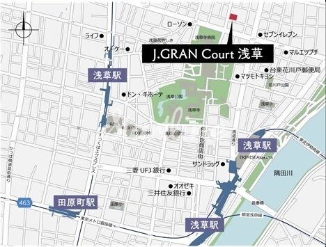 Ｊ．ＧＲＡＮ　Ｃｏｕｒｔ　浅草（ジェイグランコート浅草）の物件内観写真