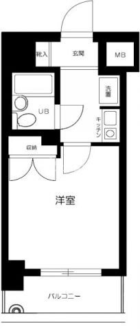 パレ・ドール月島の物件間取画像