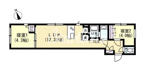 エフティヒア西品川の物件間取画像