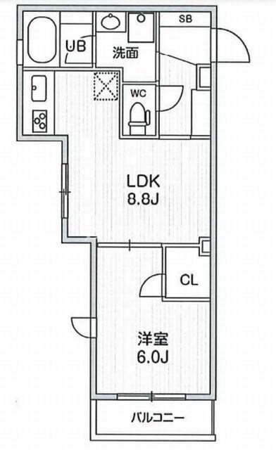 四谷坂町レジデンスの物件間取画像