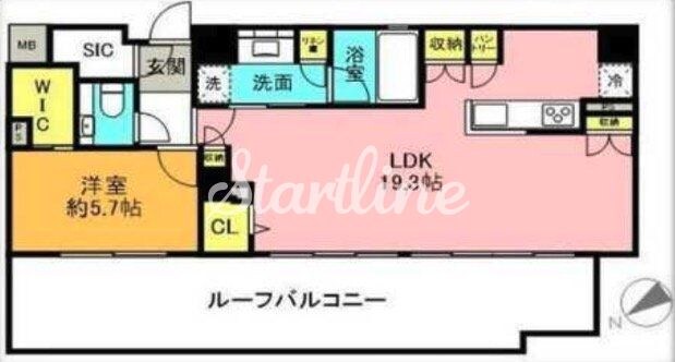 イニシアイオ目黒の物件間取画像