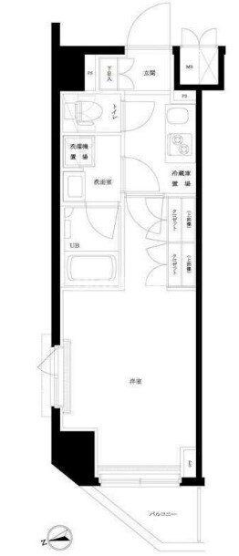 ルーブル大島弐番館の物件間取画像