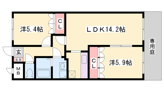 エスプワールの物件間取画像