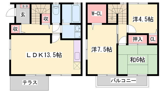 伊川谷駅 バス7分  伊川谷連絡所前下車：停歩2分 1階の物件間取画像