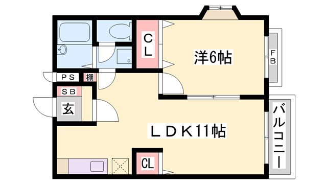 西明石駅 徒歩15分 1階の物件間取画像